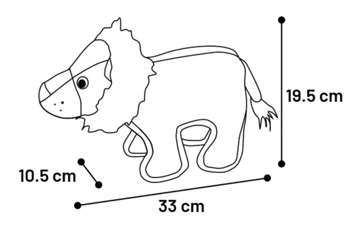 Speelgoed Patero Leeuw Bruin