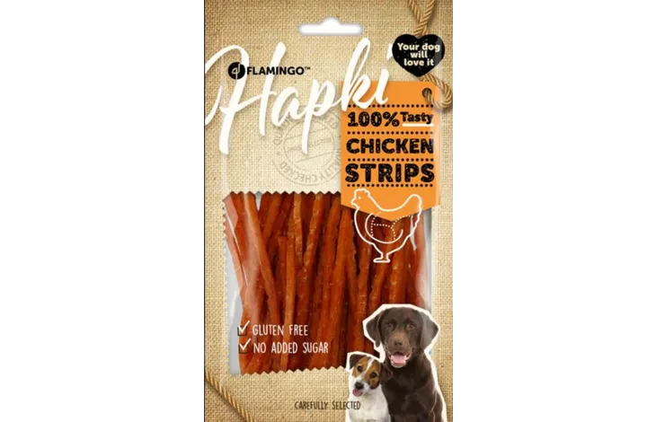 Snack Hapki Strips met kip