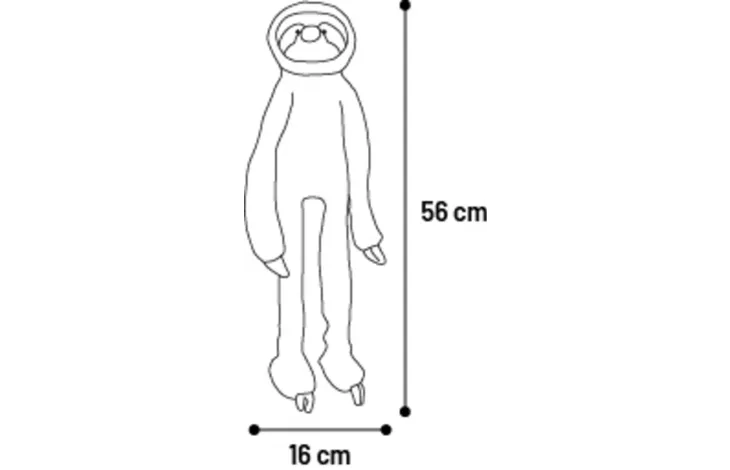 Lange slungel knuffels L & XL keuze uit diverse diersoorten