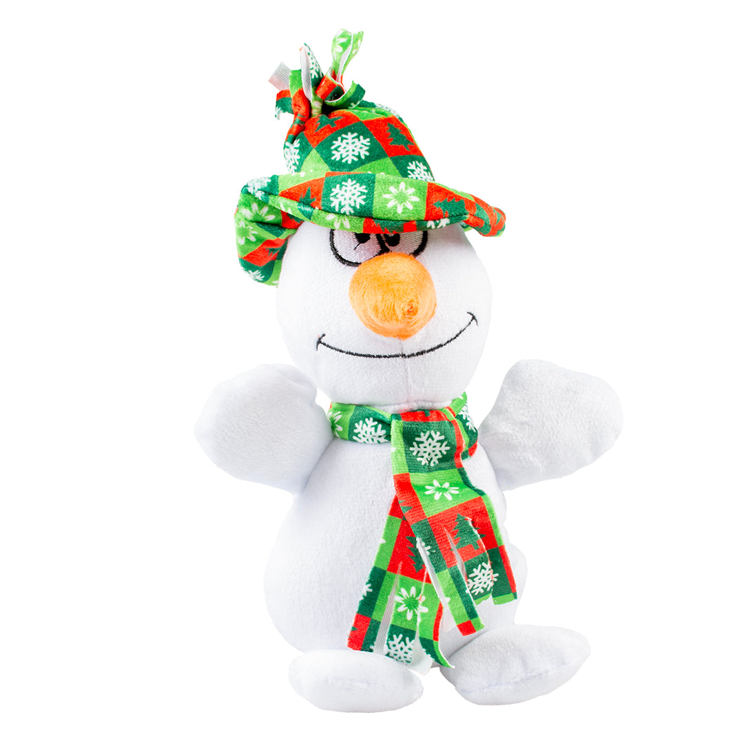 Xmas Pluche sneeuwman Max Wit
