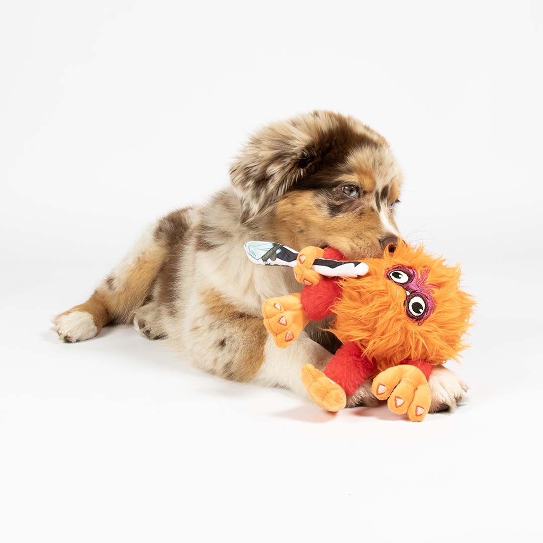 De Smurfen knuffelspeeltje Mamapoot Oranje