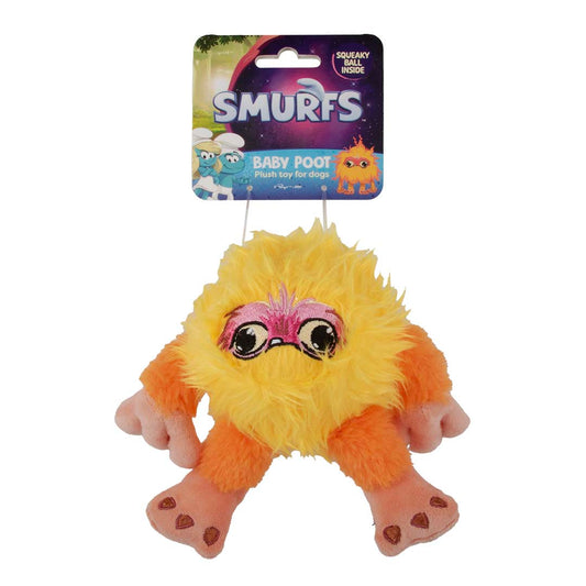 De Smurfen knuffelspeeltje Babypoot Geel