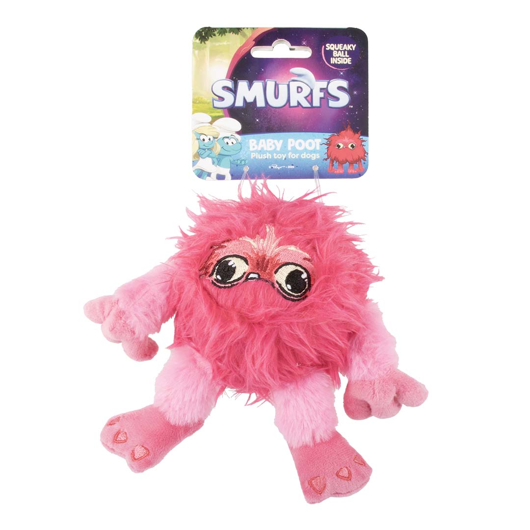 De Smurfen knuffelspeeltje Babypoot Roze