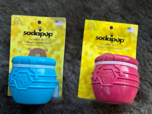 Sodapup Honey pot - treat dispenser M or L