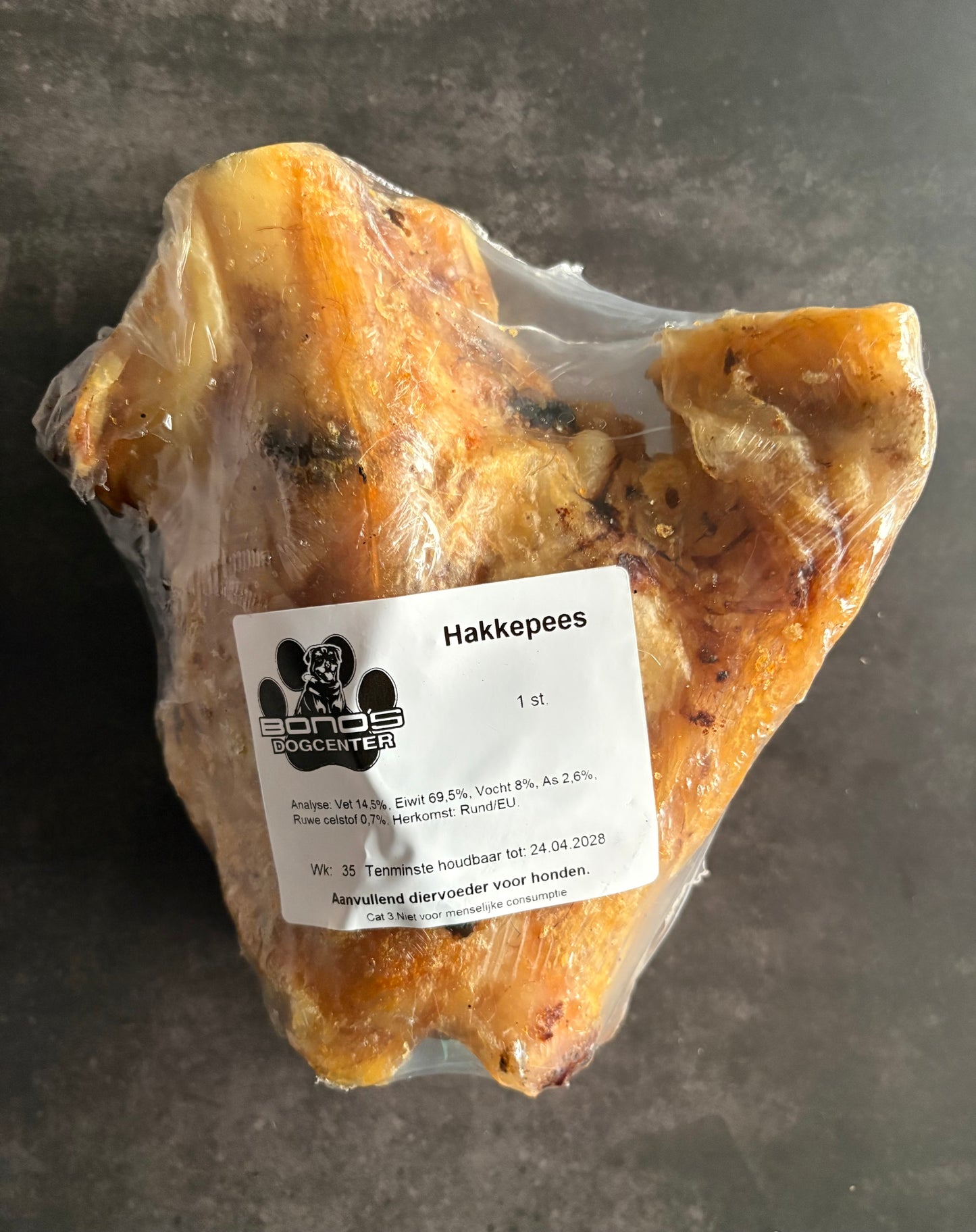 Hakkenpees Rund – natuurlijke kauwsnack voor honden