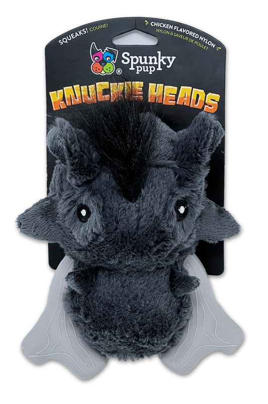 Knuckle Heads - 2-in-1 Knuffel en Nylon Kauwspeelgoed