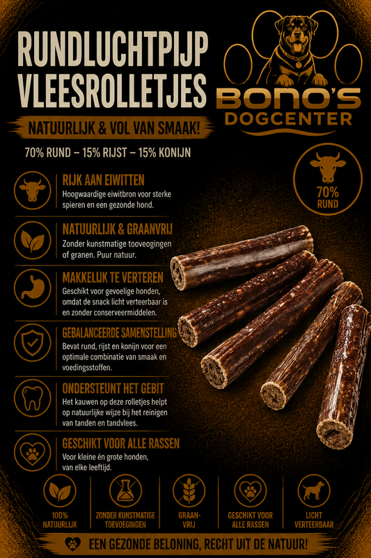Rundluchtpijp Vleesrolletjes Konijn