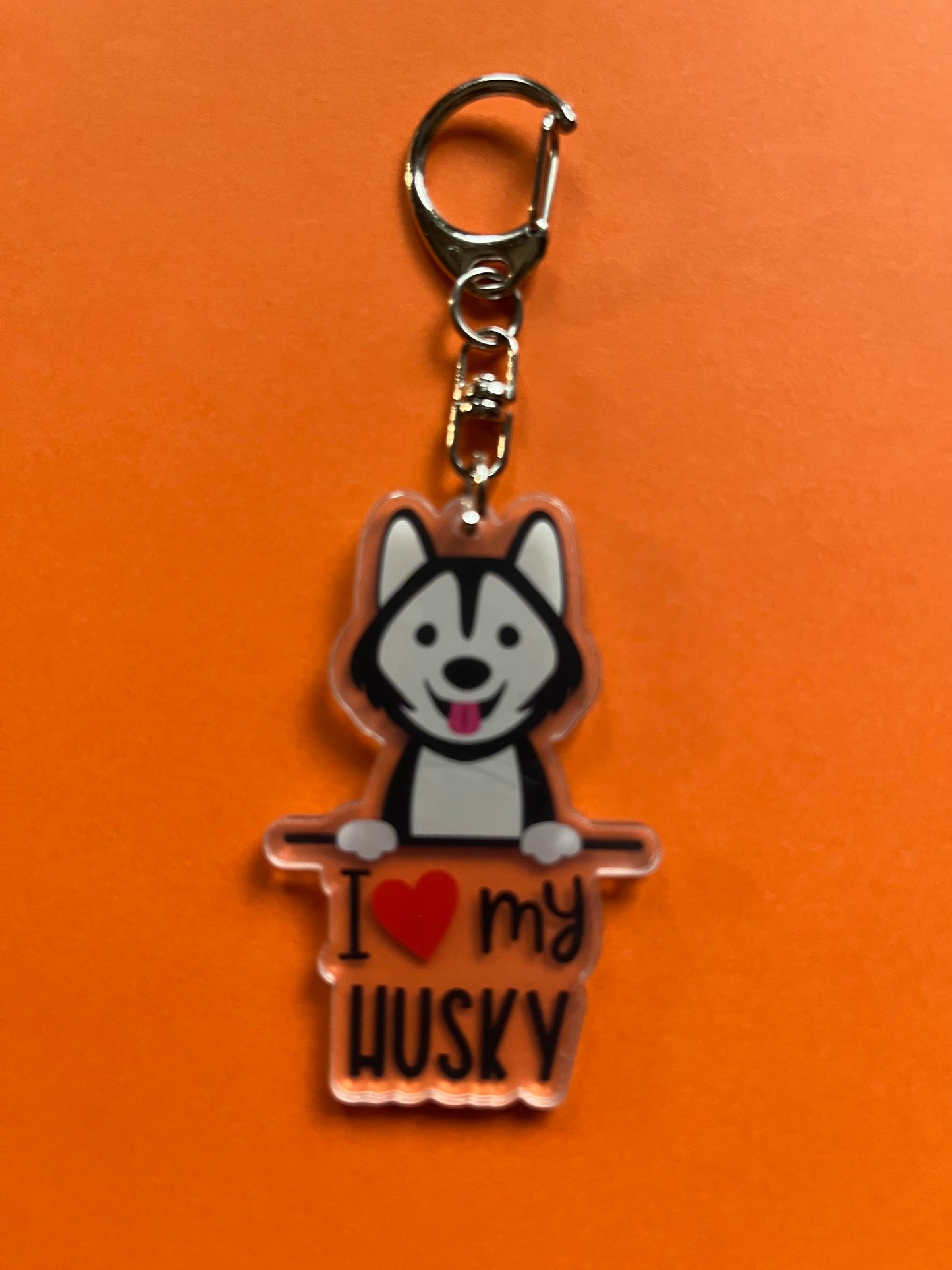 Sleutelhanger I ❤️ my husky