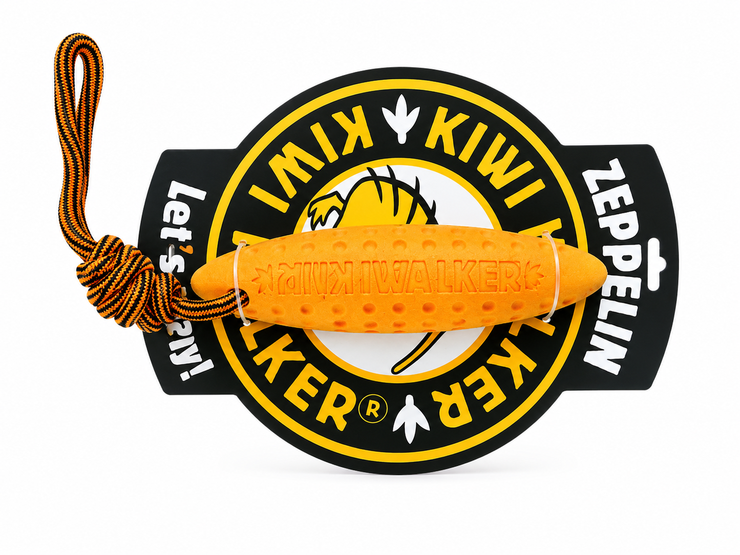 Kiwi Walker Zeppelin – Hondenspeelgoed met Touw – Medium 17 cm & Groot 22 cm