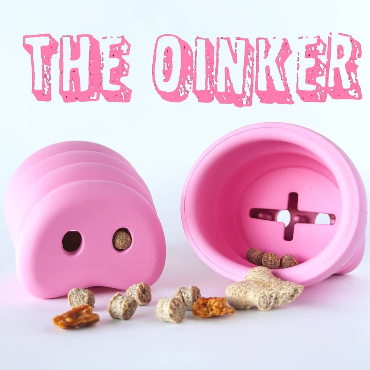 The Oinker Roze – Hondenspeelgoed & Snackdispenser