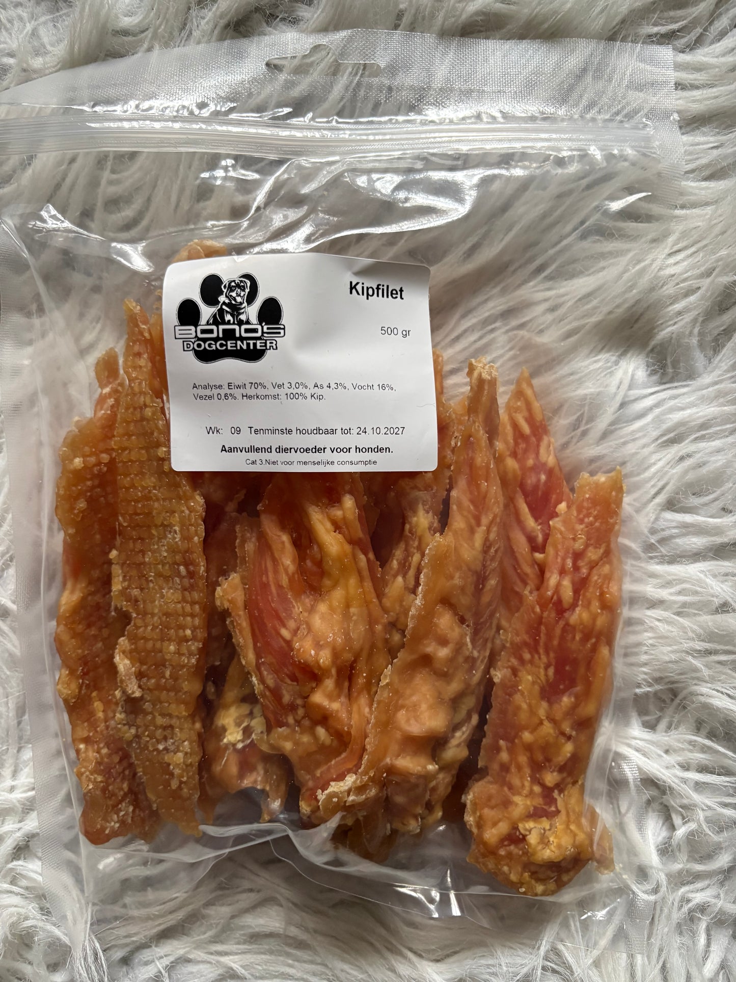 Bono's Dogcenter Kipfilet 500 gram