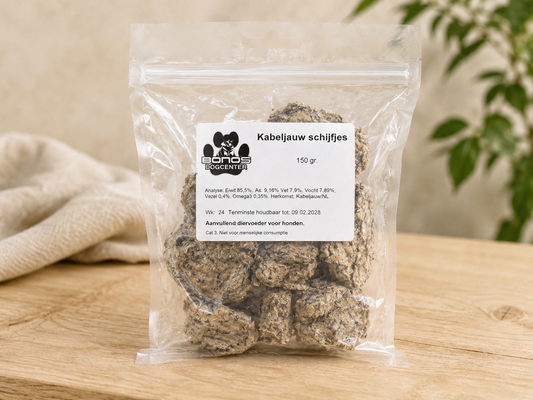 Kabeljauw schijfjes 150 gram