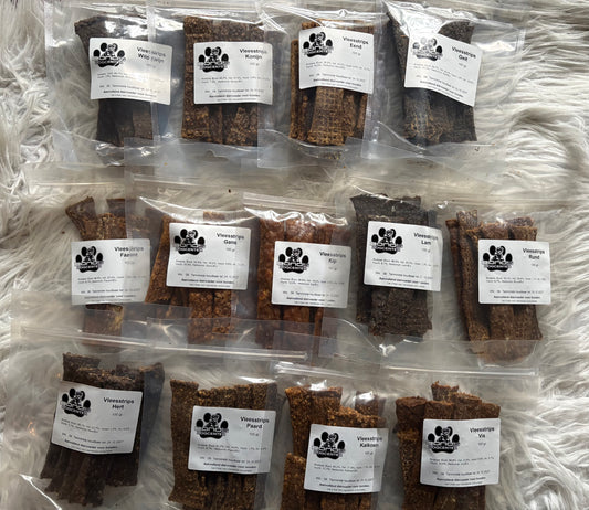 Bono's Dogcenter vleesstrips geit 100gram