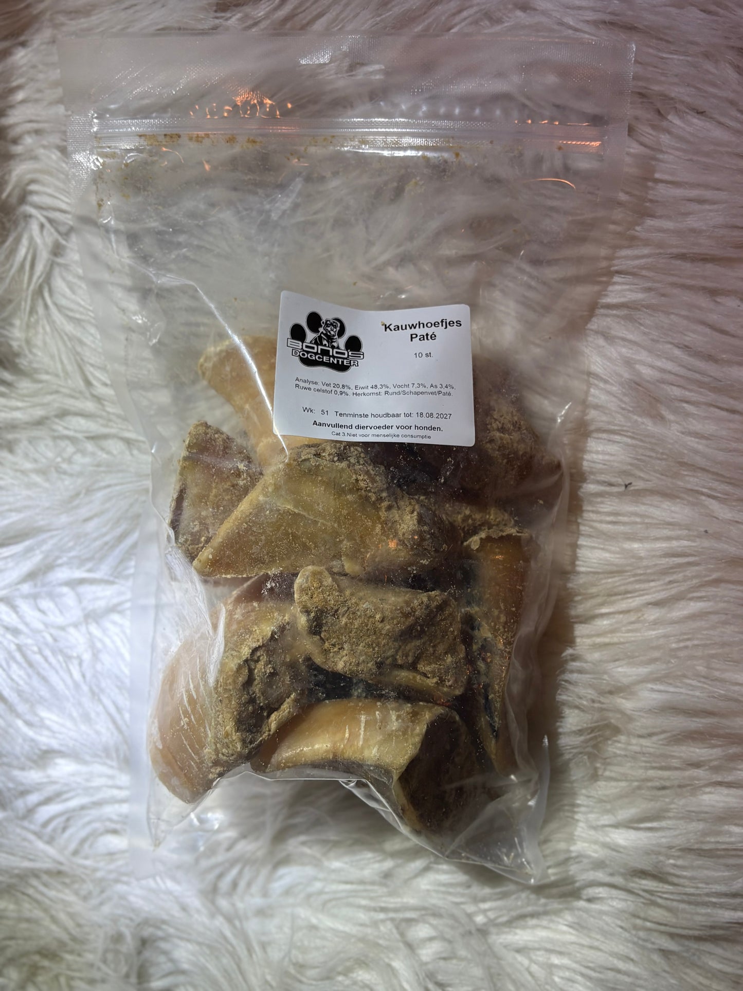 Kauwhoefjes gevuld met Paté