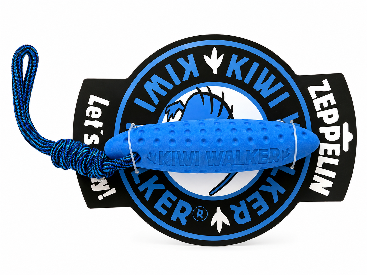 Kiwi Walker Zeppelin – Hondenspeelgoed met Touw – Medium 17 cm & Groot 22 cm