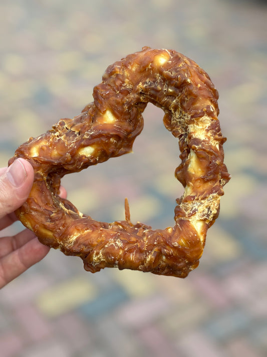 Snack harten met kip
