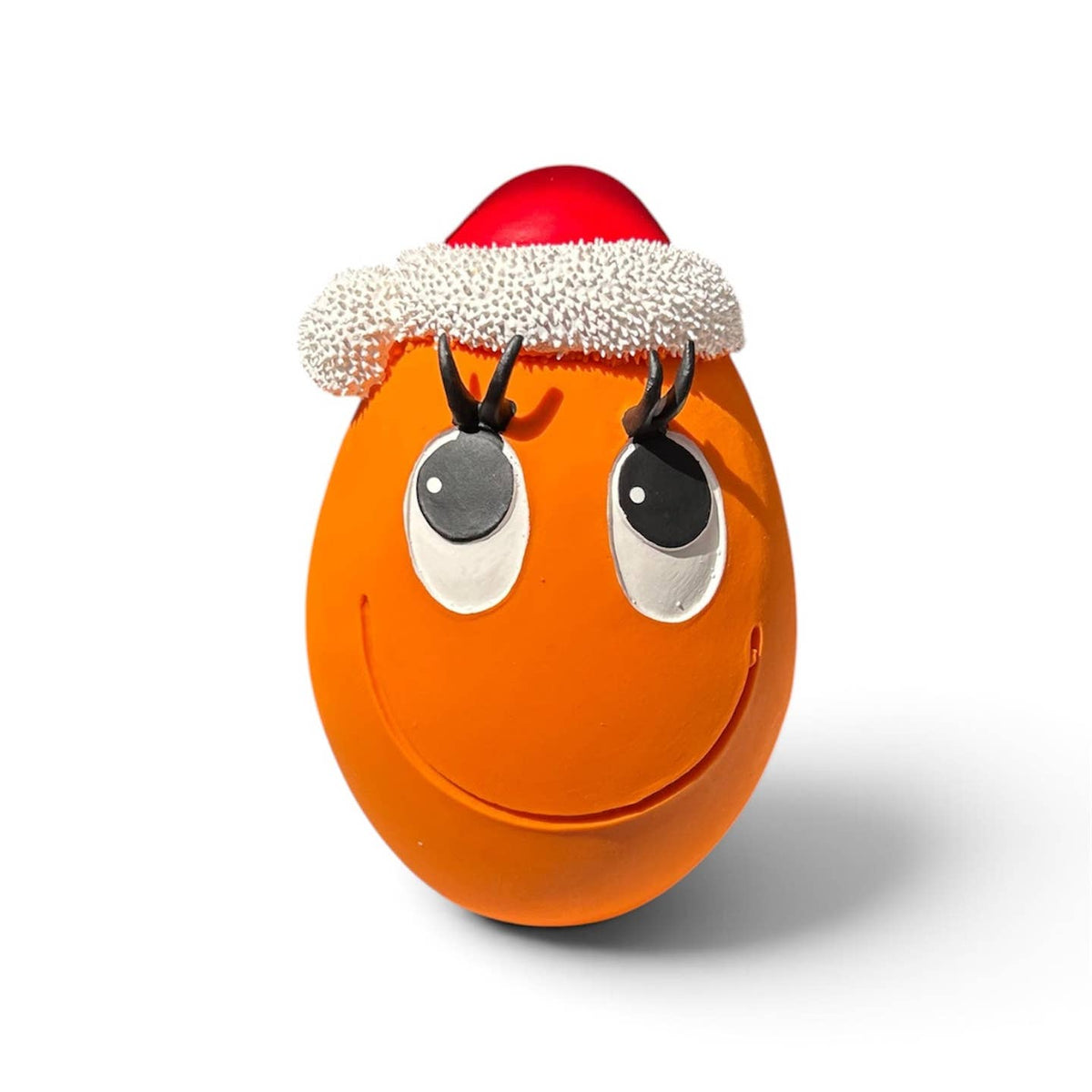 🎄 OVO XL Kerstei – natuurlijk rubber hondenspeelgoed