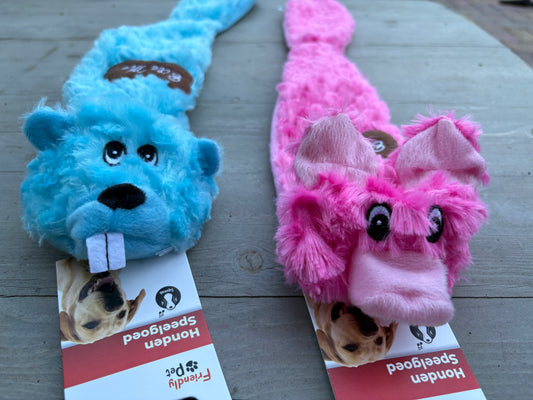Puppy ritselfolie doekjes roze of blauw