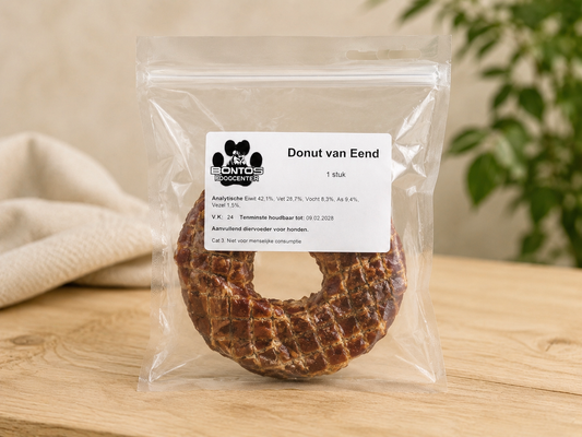 Kauwdonuts Eend XL - zak van 10 stuks of per stuk