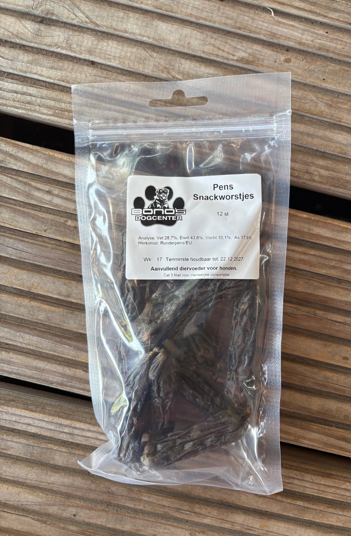 Bono's Dogcenter Snackworstjes Kip/Lam/Pens/Paard