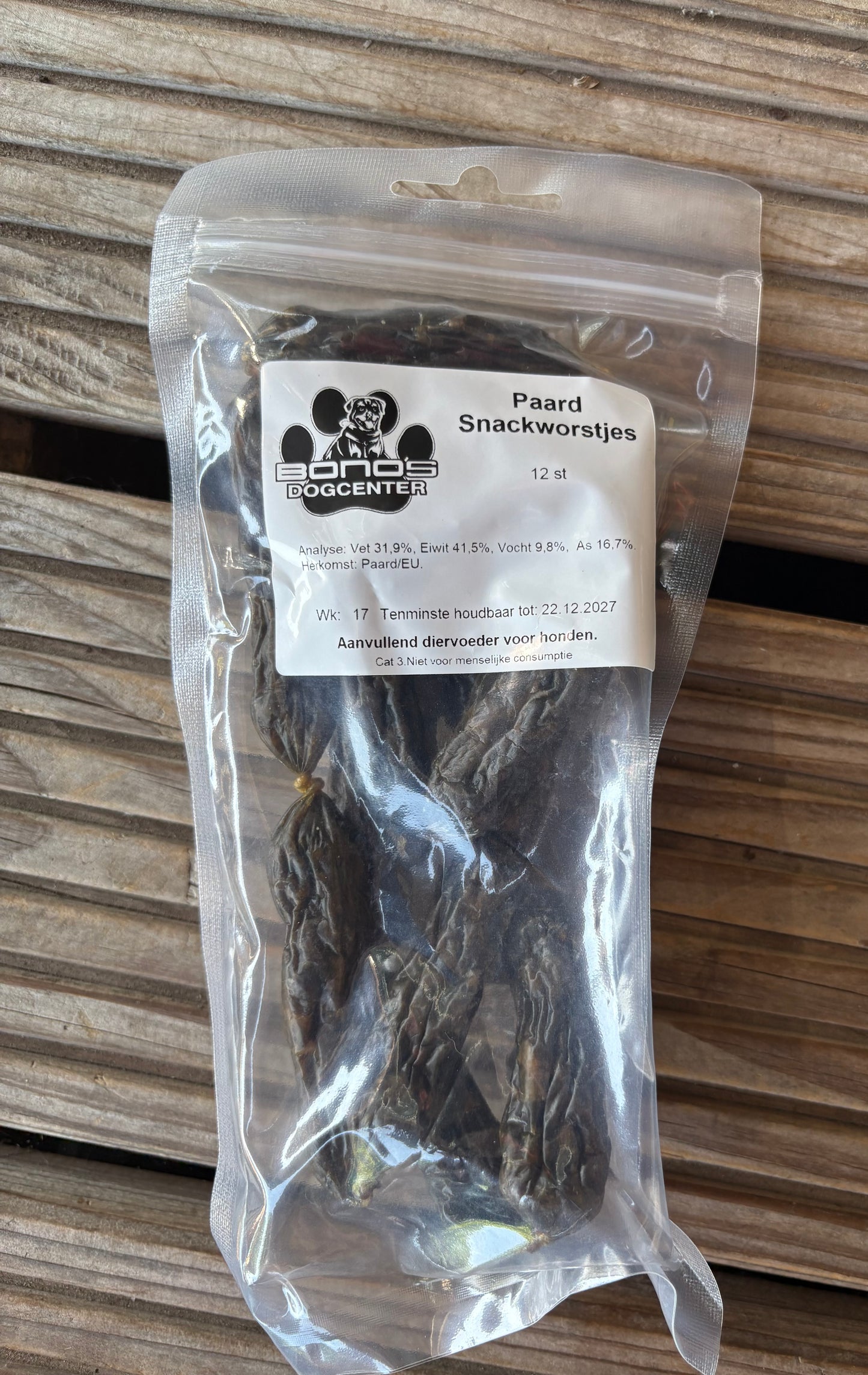 Bono's Dogcenter Snackworstjes Kip/Lam/Pens/Paard