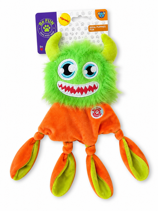 Be Fun Monster Puppydoek – Knuffeldoek met Pieper voor Puppy’s