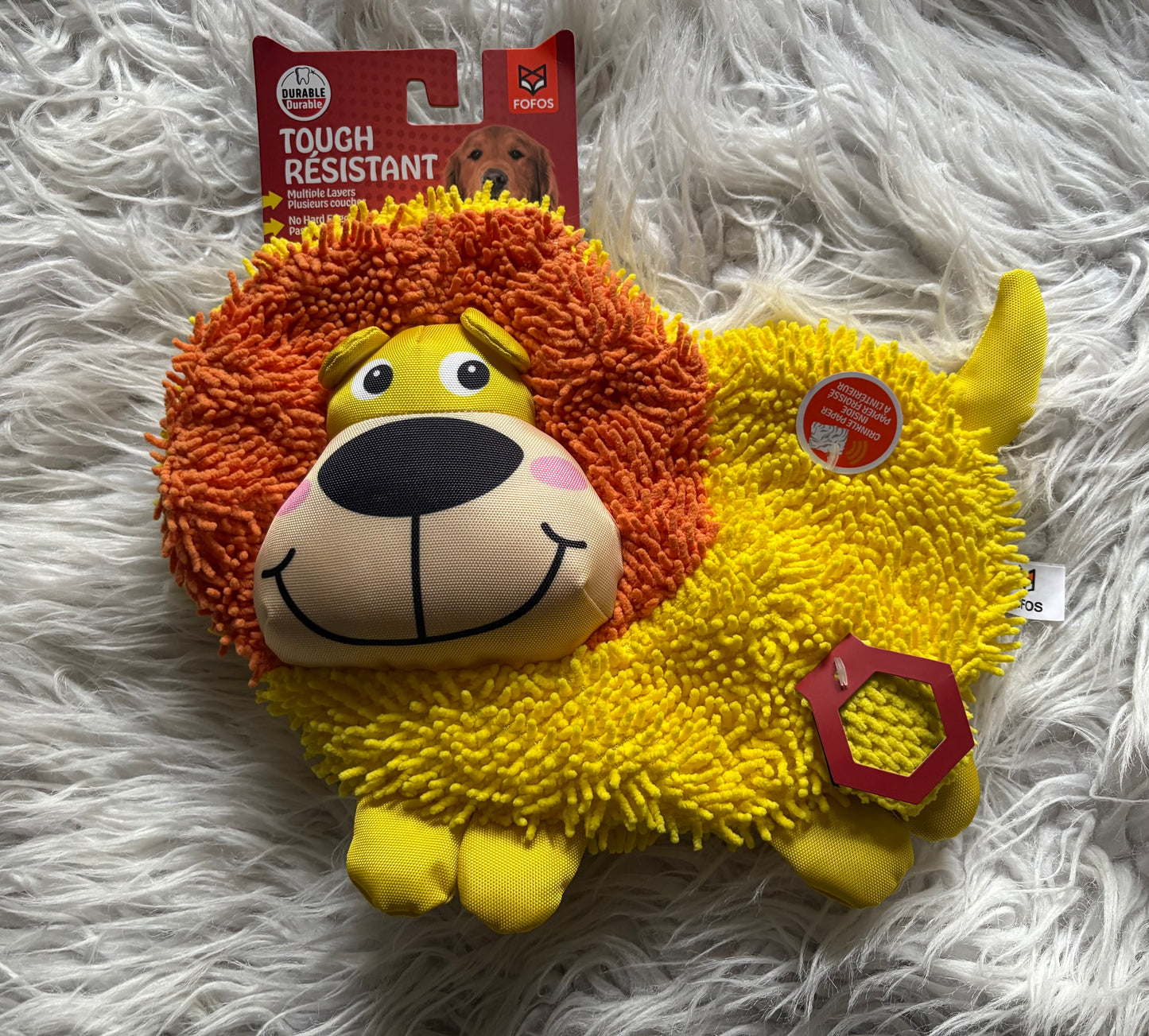 Fofos crinckle tough leeuw of schaap