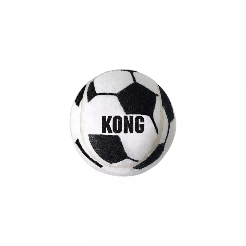 Kong voetbal ballen maat L (8,5 cm) 2 stuks per verpakking