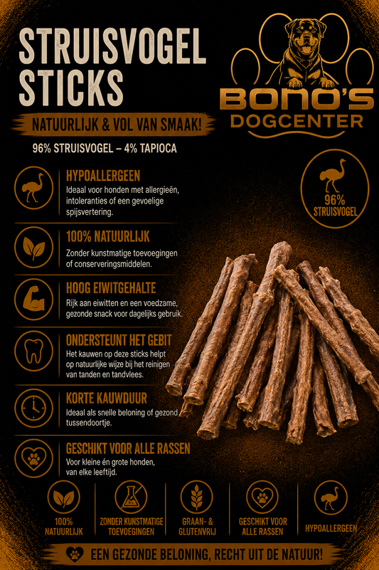 Struisvogelsticks – 96% Struisvogel