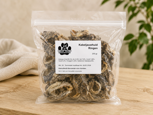 Kabeljauwhuid ringen 200 gram