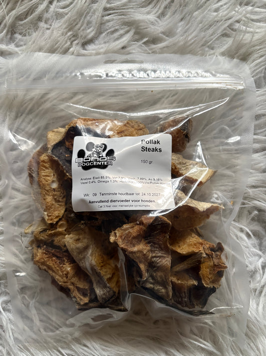 Pollak steaks 150 gram