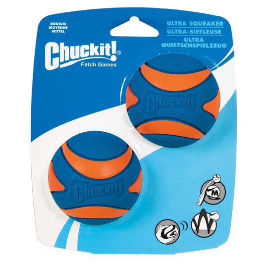 Chuckit! Ultra Squeaker Ball M (2-pack)