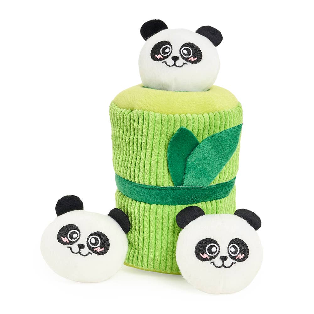 🐼 ZippyPaws Zippy Burrow – Panda ’n Bamboo