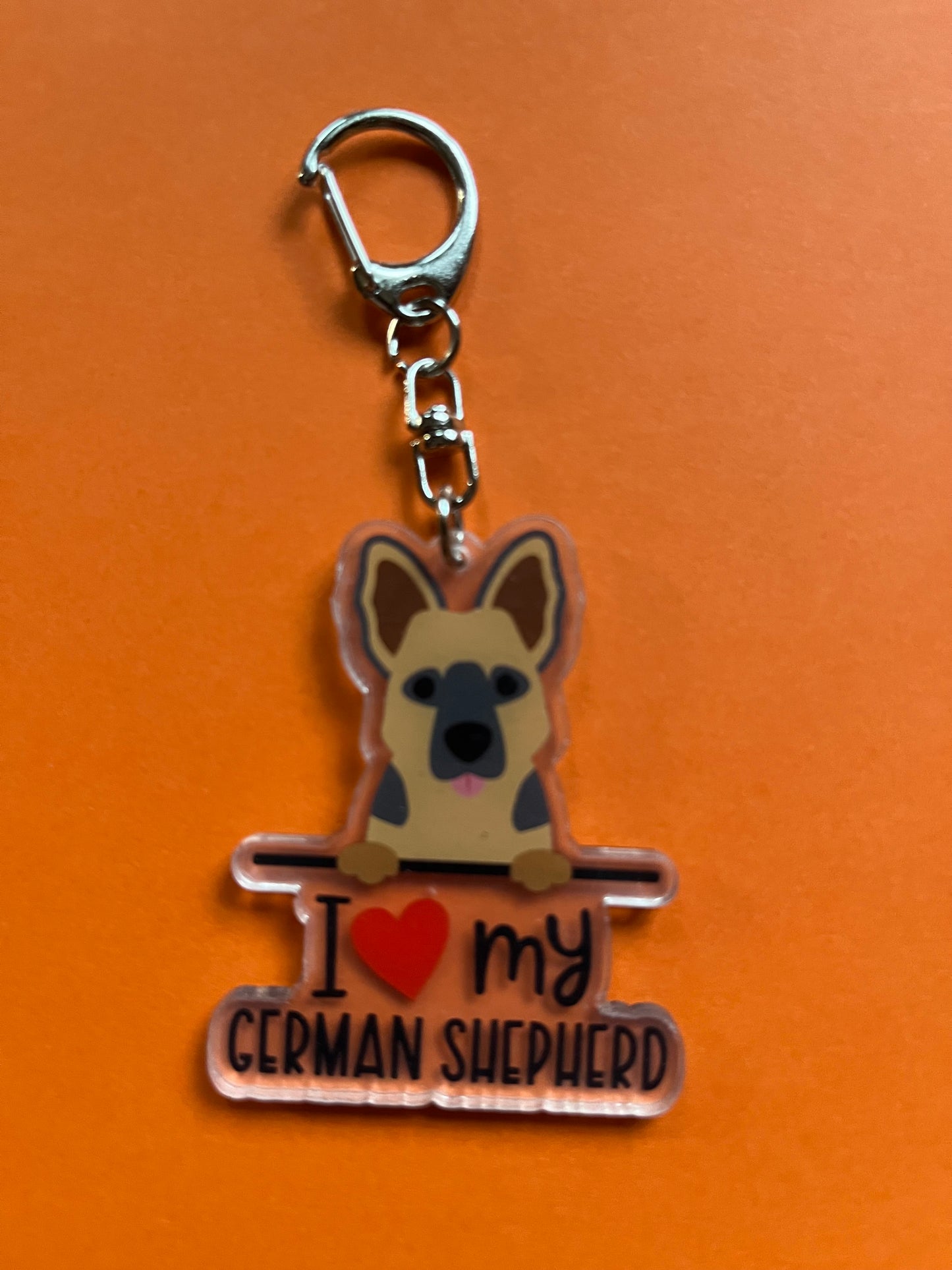 Sleutelhanger I ❤️ my german Shepperd