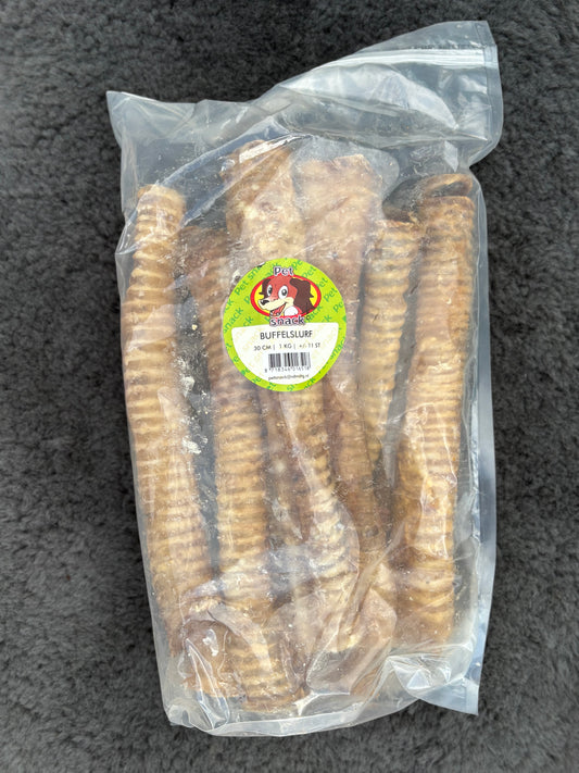 PETSNACK BUFFELSLURF 30 CM - zak van 1 kg