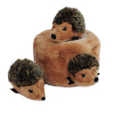 🦔 ZippyPaws Burrow Hedgehog Den – Interactief hondenspeelgoed