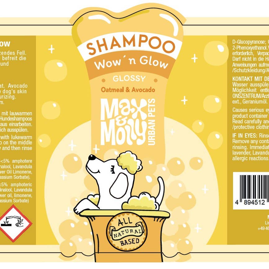 Max&Molly Shampoo Wow 'n Glow