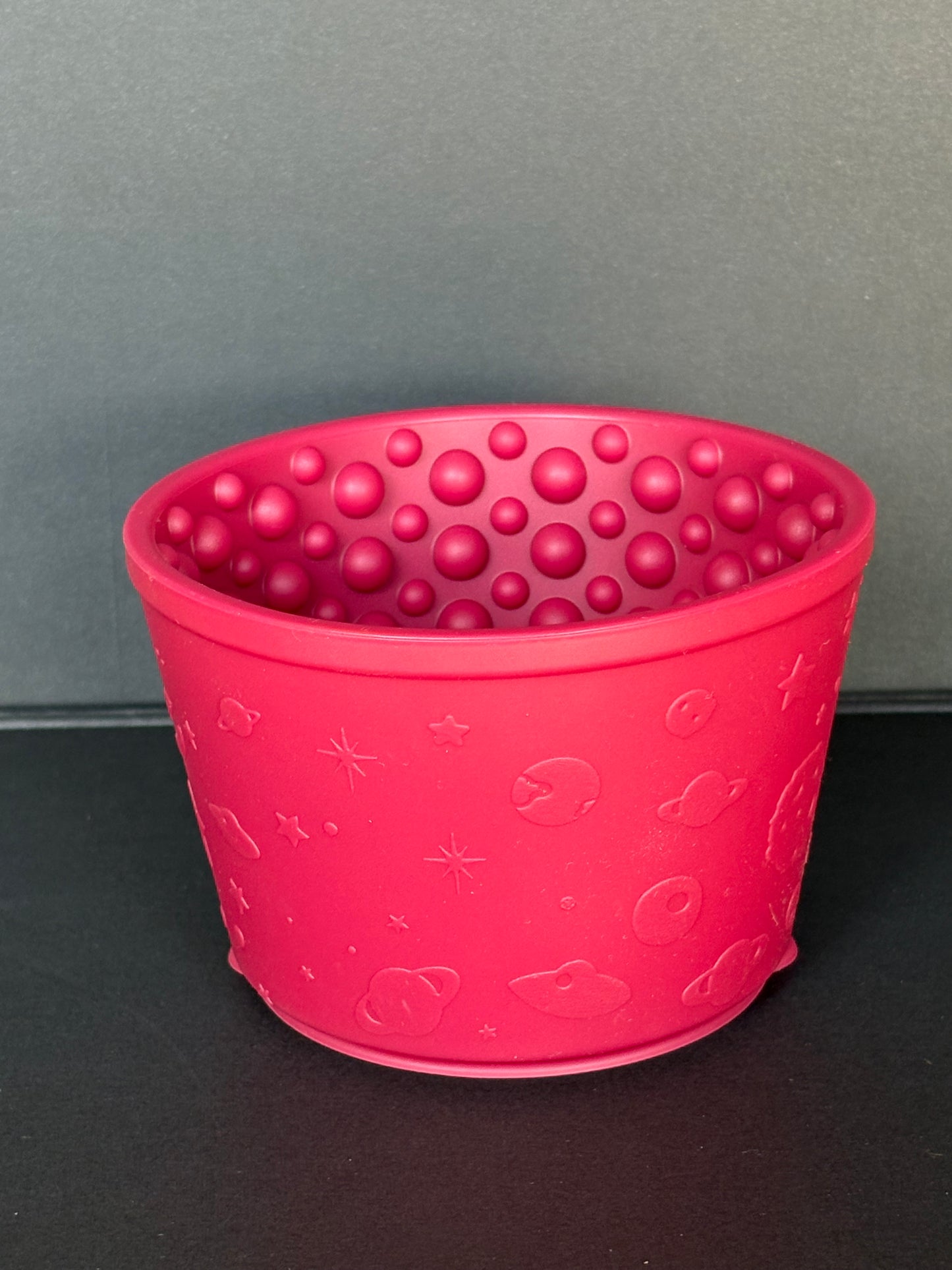 Babelle De Swirlie Lickbowl - Bourgogne, Peach, Roze