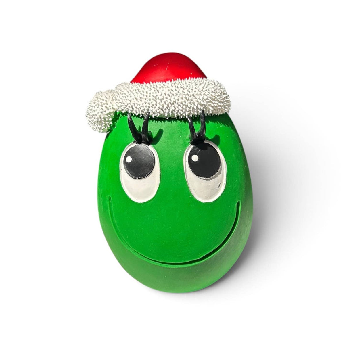 🎄 OVO XL Kerstei – natuurlijk rubber hondenspeelgoed