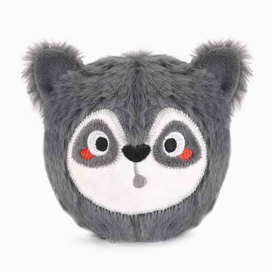 Knuffel bal - raccoon