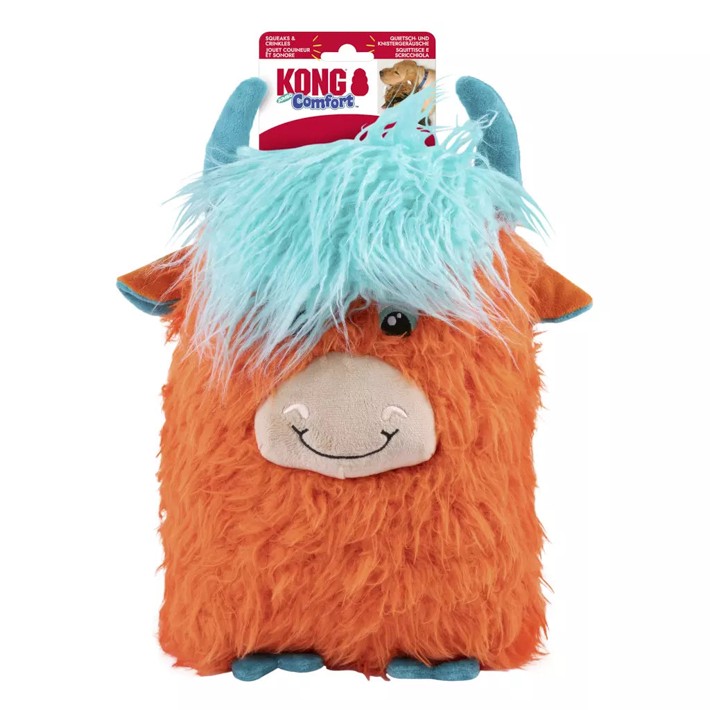 KONG Comfort Jumbo Highland Cow Assorted XL