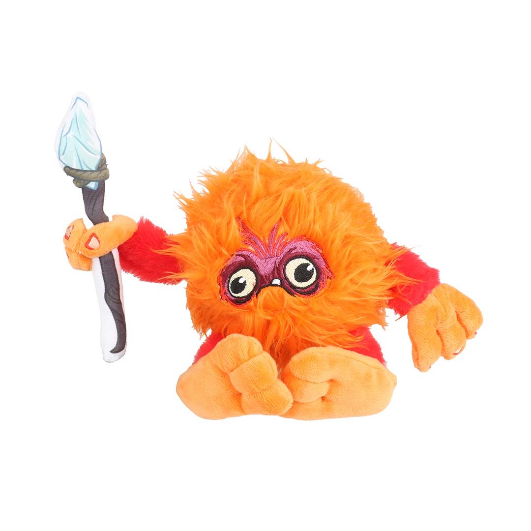 De Smurfen knuffelspeeltje Mamapoot Oranje