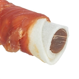 TRIXIE DENTA FUN STICK MET EEND EN KIPPENLEVER 28 CM